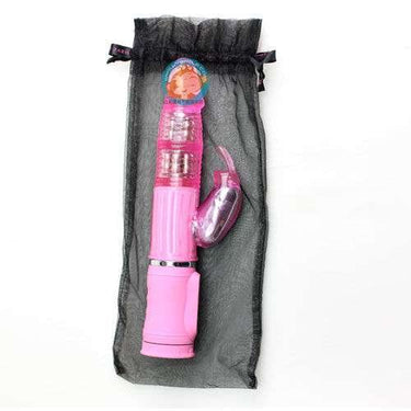 Vibratore Rotante con Coniglio Stimolante Rosa 27 cm 5 Funzioni